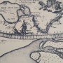 Копия гравюры План Петербурга 1716-1717, Иоганн-Батист Хоман